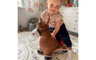 WOOPIE Rubber Jumper Horse + Pump					