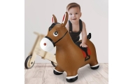 WOOPIE Rubber Jumper Horse + Pump					