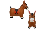 WOOPIE Rubber Jumper Horse + Pump					