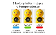 WOOPIE BABY Termometr do Mierzenia Temperatury Wody Kaczuszka