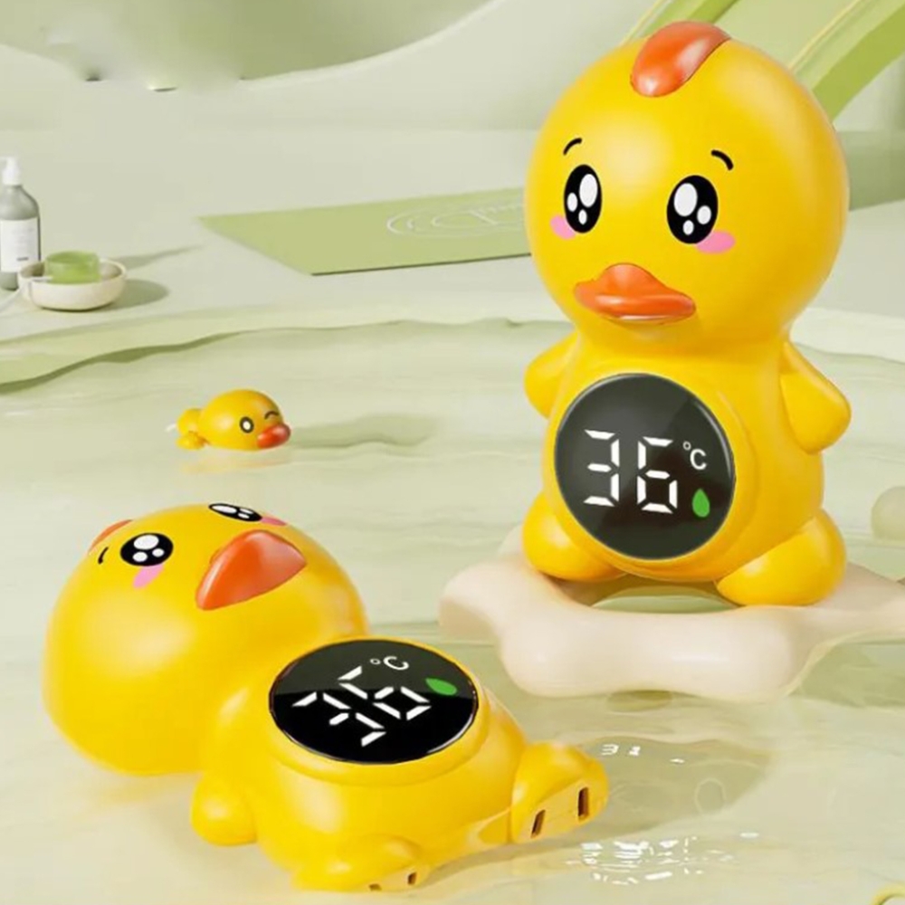 Vandens temperatūros termometras WOOPIE BABY ančiukas-Priežiūrai, Vonios higiena, Maudynių priemonės-e-vaikas