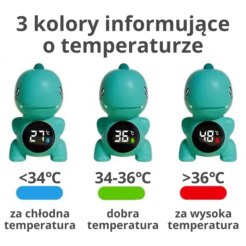 WOOPIE BABY vandens temperatūros termometras mėlynas-Priežiūrai, Vonios higiena, Maudynių priemonės-e-vaikas