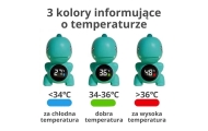WOOPIE BABY vandens temperatūros termometras mėlynas-Priežiūrai, Vonios higiena, Maudynių priemonės-e-vaikas