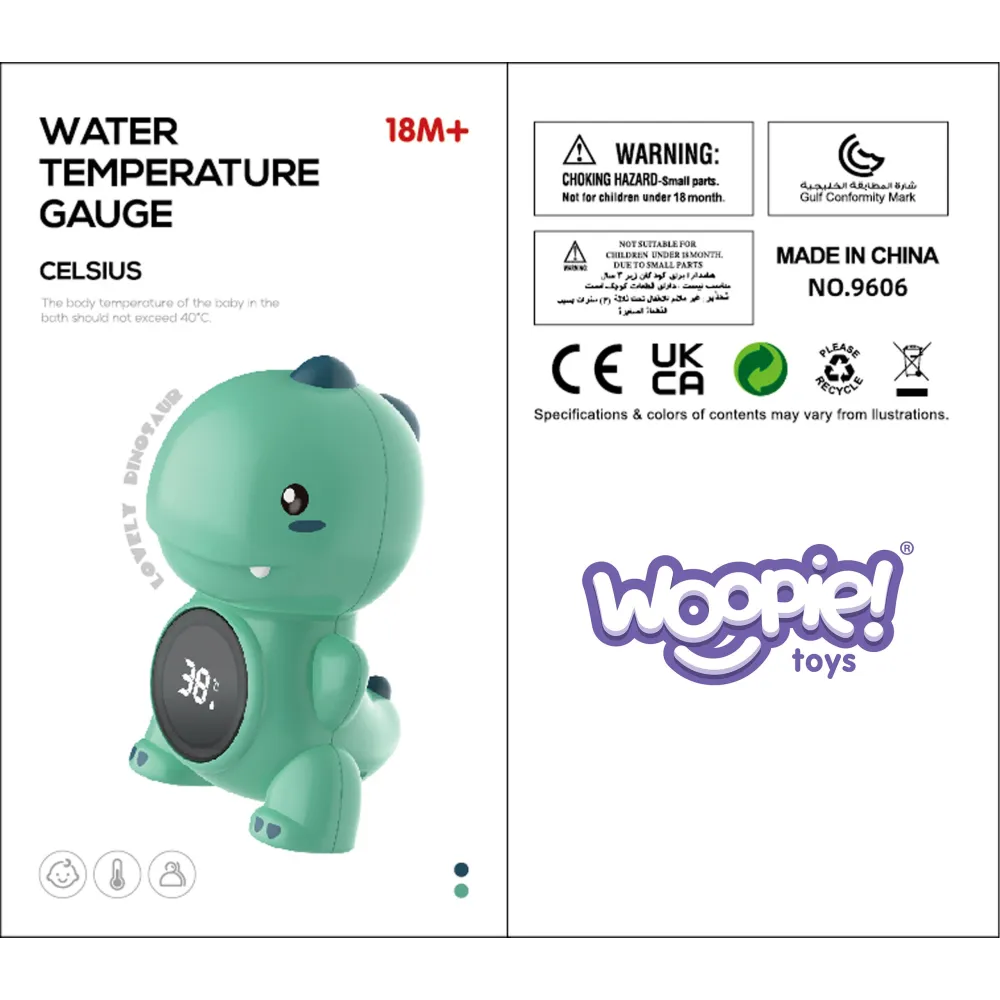 WOOPIE BABY vandens temperatūros termometras mėlynas-Priežiūrai, Vonios higiena, Maudynių priemonės-e-vaikas