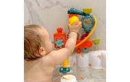 WOOPIE BABY Bath Toy Faucet Shower Fountain Overflow Duck					