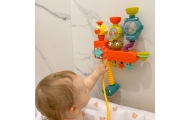 WOOPIE BABY Bath Toy Faucet Shower Fountain Overflow Duck					