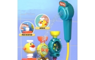 WOOPIE BABY Bath Toy Faucet Shower Fountain Overflow Duck					