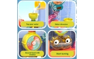 WOOPIE BABY Bath Toy Faucet Shower Fountain Overflow Duck					