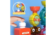 WOOPIE BABY Bath Toy Faucet Shower Fountain Overflow Duck					