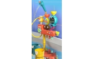 WOOPIE BABY Bath Toy Faucet Shower Fountain Overflow Duck					