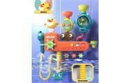 WOOPIE BABY Bath Toy Faucet Shower Fountain Overflow Duck					