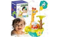 WOOPIE BABY Giraffe Bath Toy with Suction Cup Funnel					