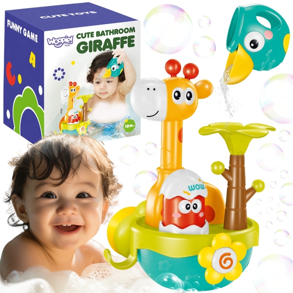 Vonios žaislas su siurbtuku-piltuvu WOOPIE BABY Žirafa-Žaislai, Vonios žaislai-e-vaikas