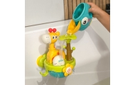 „WOOPIE BABY“ žirafos formos vonios žaislas su siurbtuku-piltuvu					