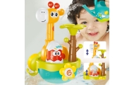 WOOPIE BABY Giraffe Bath Toy with Suction Cup Funnel					