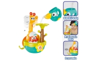 WOOPIE BABY Giraffe Bath Toy with Suction Cup Funnel					
