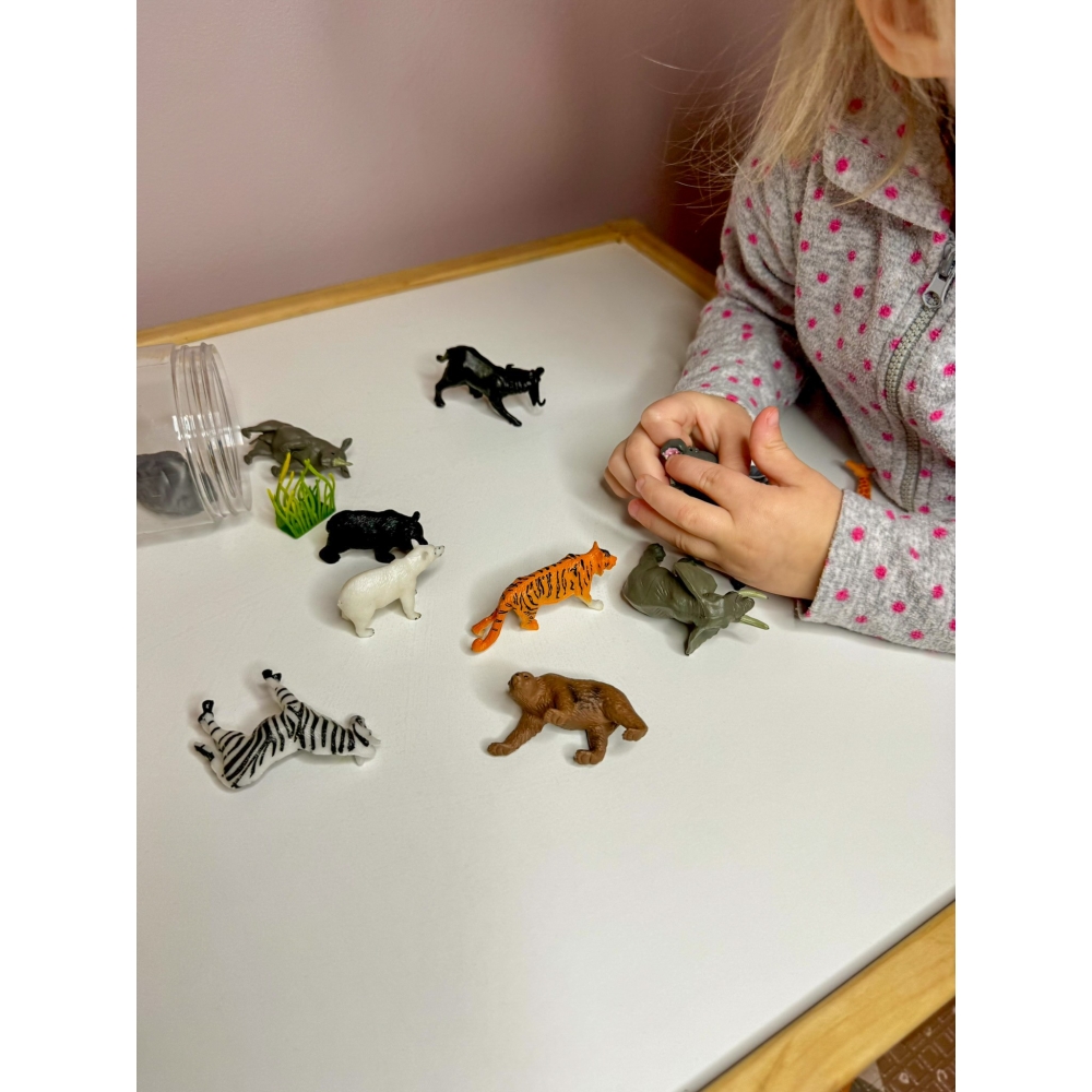 WOOPIE Laukinių gyvūnų figūrėlių rinkinys 16 vnt. - 2 versija