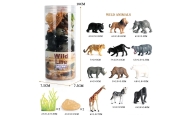 WOOPIE Zestaw Figurki Dzikie Zwierzęta 16 szt. - wersja 2					