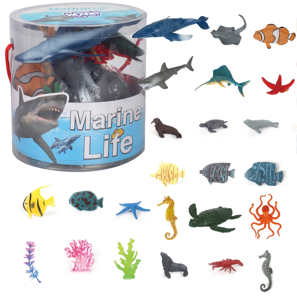 WOOPIE Set of Sea Animals Figures 33 pcs.					