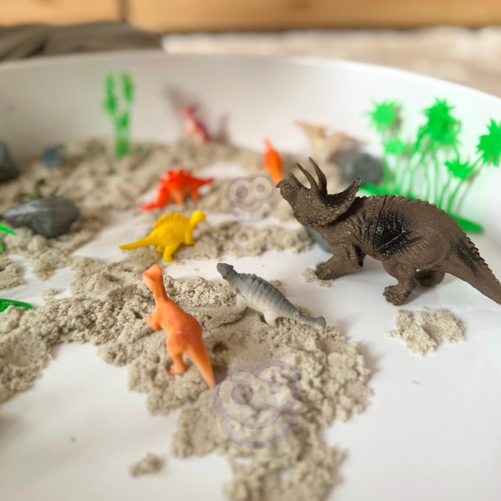 Dinozaurų figūrėlių rinkinys WOOPIE, 40 vnt-Žaislai, Figūrėlės ir herojai-e-vaikas