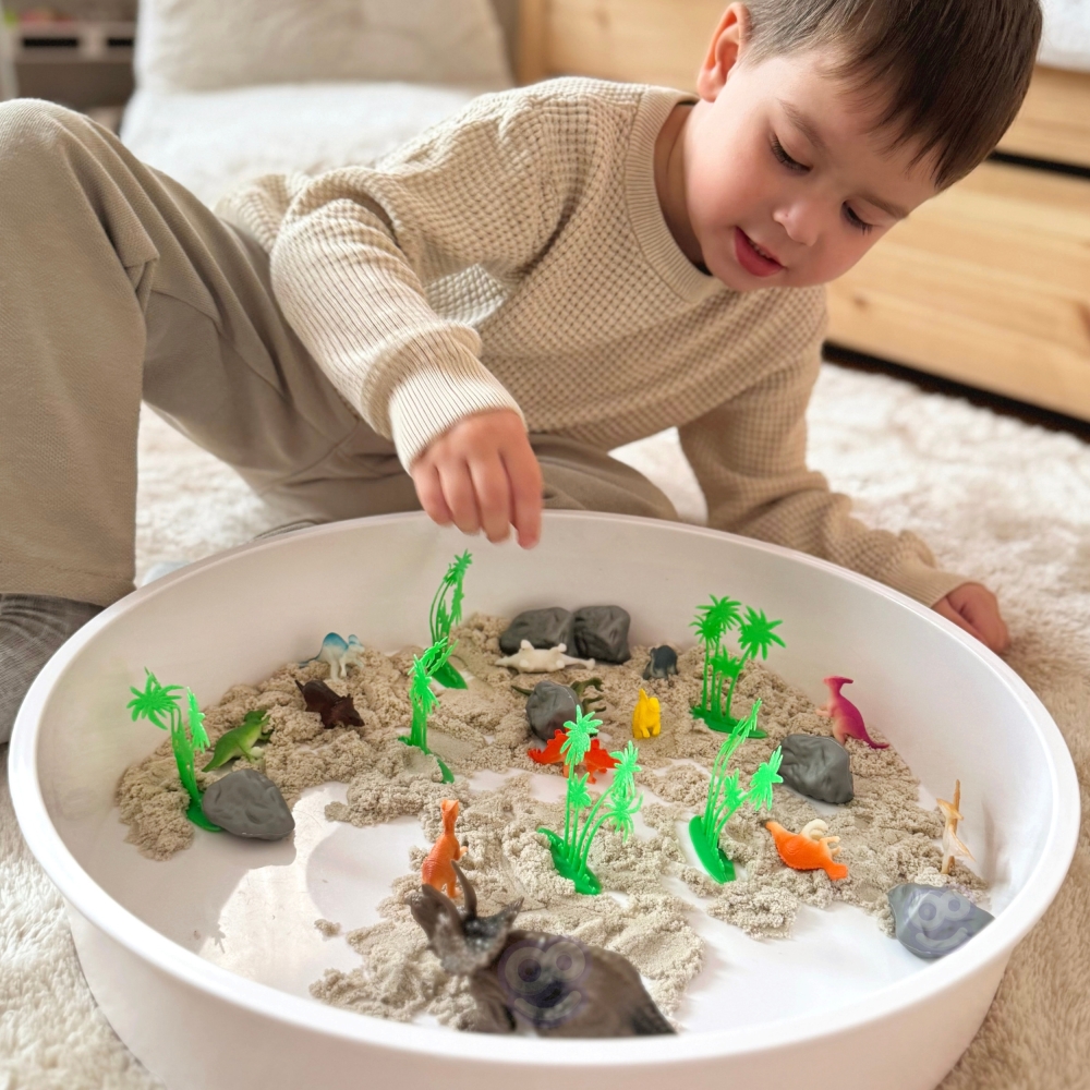 Dinozaurų figūrėlių rinkinys WOOPIE, 40 vnt-Žaislai, Figūrėlės ir herojai-e-vaikas