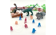 Dinozaurų figūrėlių rinkinys WOOPIE, 40 vnt-Žaislai, Figūrėlės ir herojai-e-vaikas