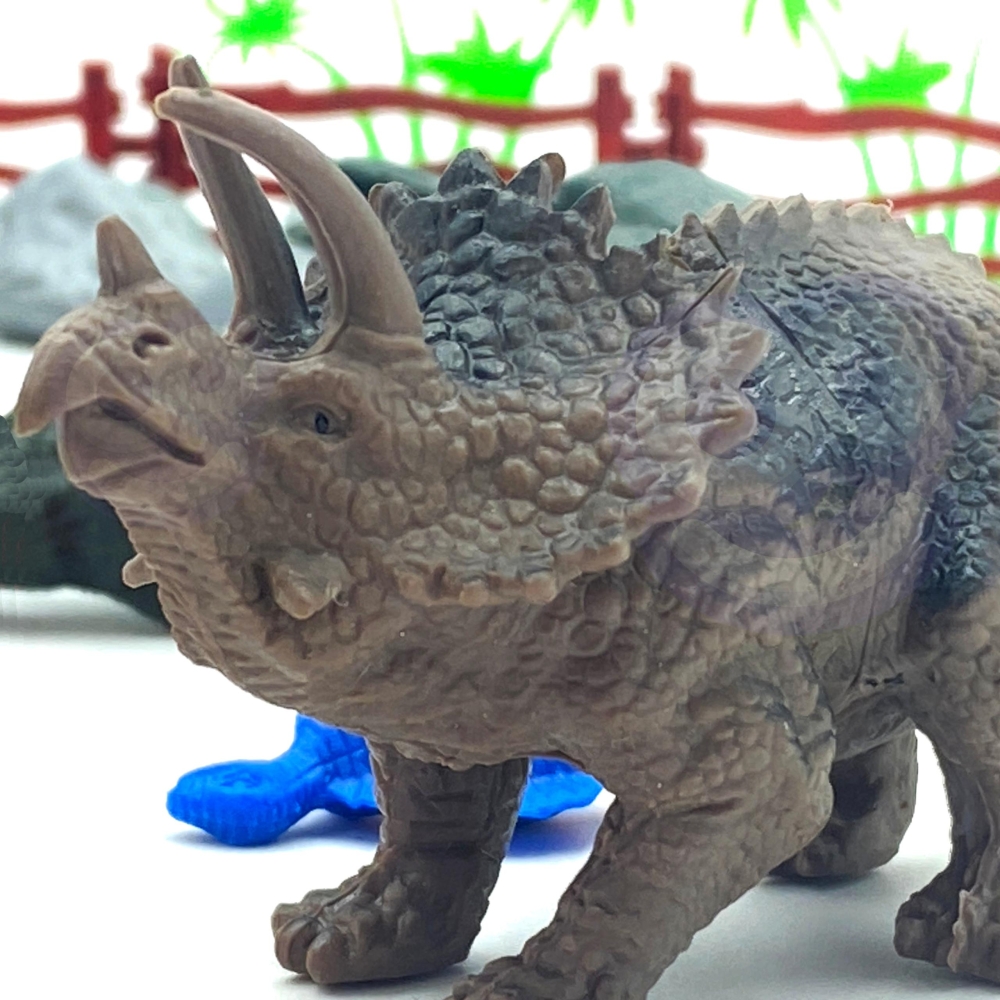 Dinozaurų figūrėlių rinkinys WOOPIE, 40 vnt-Žaislai, Figūrėlės ir herojai-e-vaikas