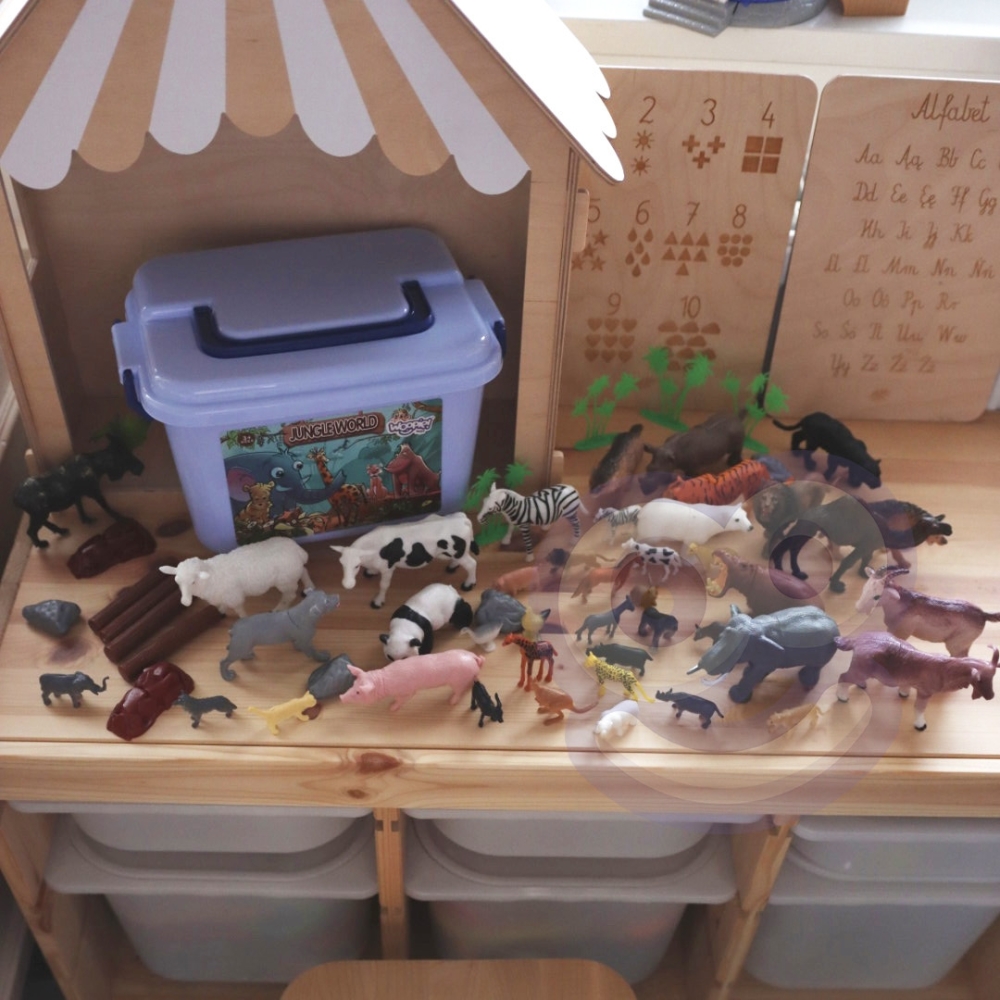 WOOPIE Set of Animal Figures XXL 58 pcs. 