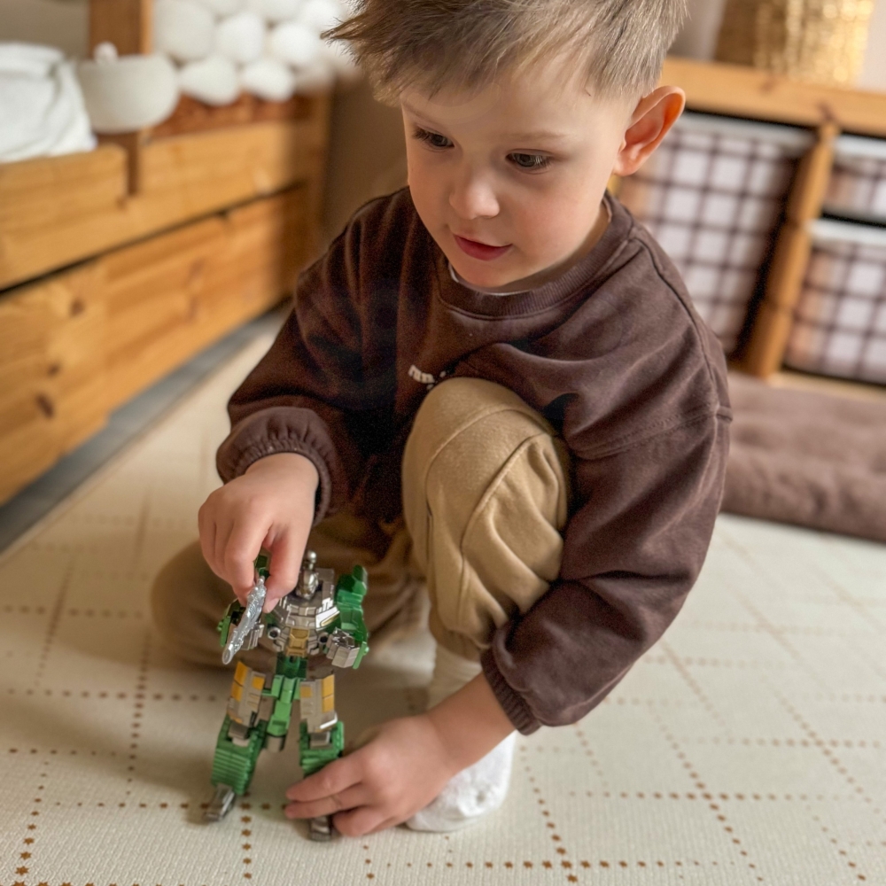 Robotas transformuojamas tankas WOOPIE 2-in-1 SILVER BLADE