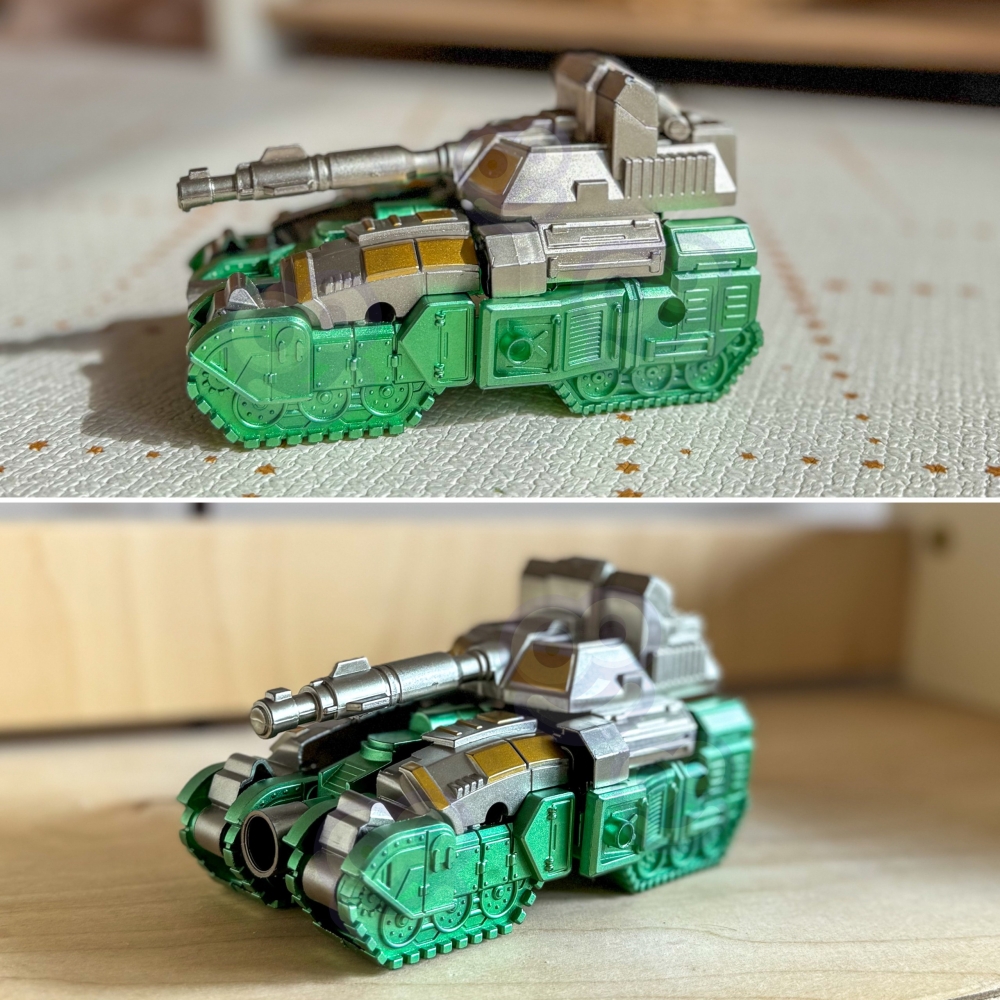 Robotas transformuojamas tankas WOOPIE 2-in-1 SILVER BLADE