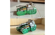Robotas transformuojamas tankas WOOPIE 2-in-1 SILVER BLADE