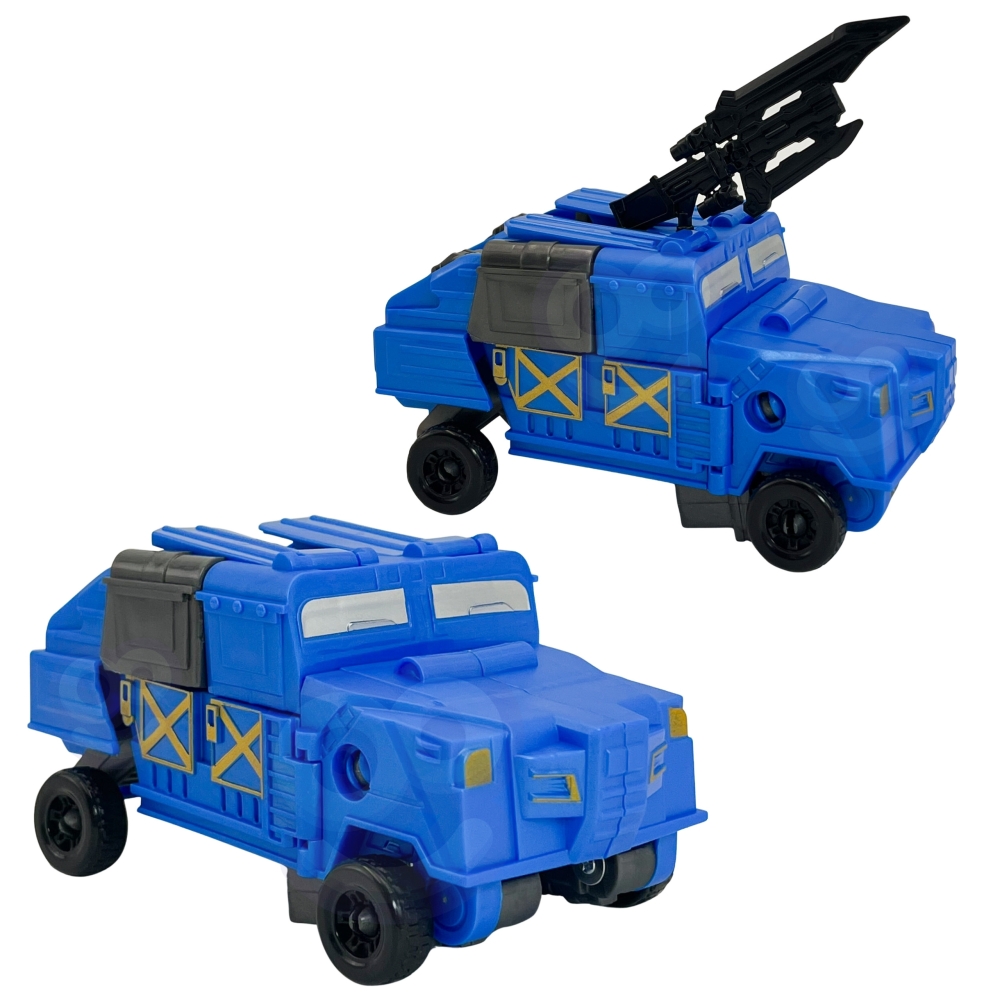 Transformuojamas robotas WOOPIE 2-in-1 kovinė transporto priemonė