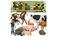 WOOPIE Animal Figures Happy Farm 10pcs.					