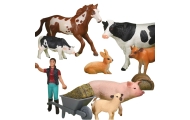 WOOPIE Animal Figures Happy Farm 10pcs.					