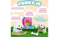WOOPIE Piesek Interaktywny Pluszak z Kością Bichon Golden Retriever