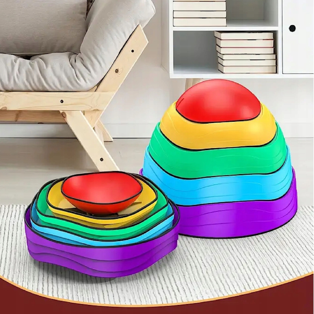 WOOPIE Sensory Path Balance Stones for Children Balance Training 5 pcs. 