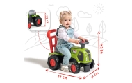 FALK Ride-on Tractor Pusher Baby Claas Arion 470 with Horn