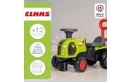 FALK Ride-on Tractor Pusher Baby Claas Arion 470 with Horn