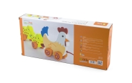 Medinis traukiamas viščiukas VIGA 36 cm-Žaislai, Kūdikiams, Žaislai mažyliams (iki 4 m.