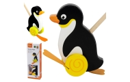 Medinis stumiamas pingvinas Viga Toys-Žaislai, Kūdikiams, Žaislai mažyliams (iki 4 m.