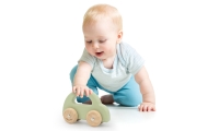 VIGA PolarB Wooden Push Car Green