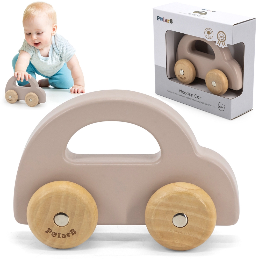 Medinis automobilis VIGA PolarB, rudas