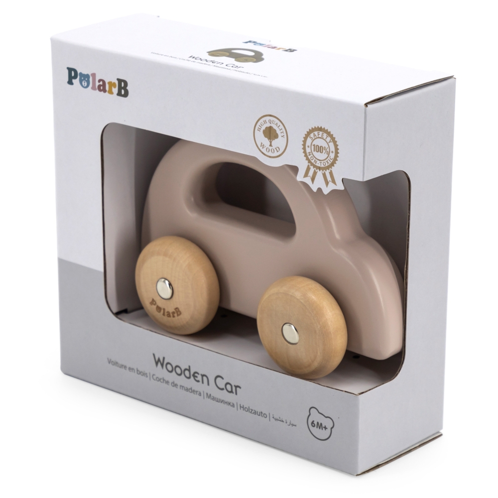 Medinis automobilis VIGA PolarB, rudas