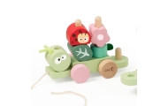 CLASSIC WORLD Montessori Kolejka Gąsienica Drewniana Układanka