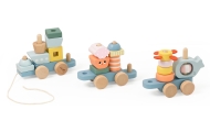 Medinis Geležinkelio vandenynas CLASSIC WORLD Montessori-Žaislai, Lavinamieji žaislai, Kūdikiams, Mediniai, Kaladėlės, Žaislai m