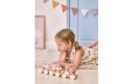 VIGA PolarB Pink Train with Carriages Blocks