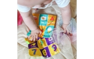 WOOPIE BABY Educational Sensory Toy Lady Tag Wipes Box