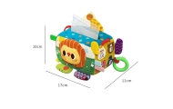 WOOPIE BABY Educational Sensory Toy Lady Tag Wipes Box