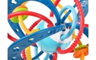 Sensorinis žaislas barškutis kramtukas 2in1 WOOPIE BABY Montessori-Žaislai, Kūdikiams, Barškučiai, kramtukai-e-vaikas
