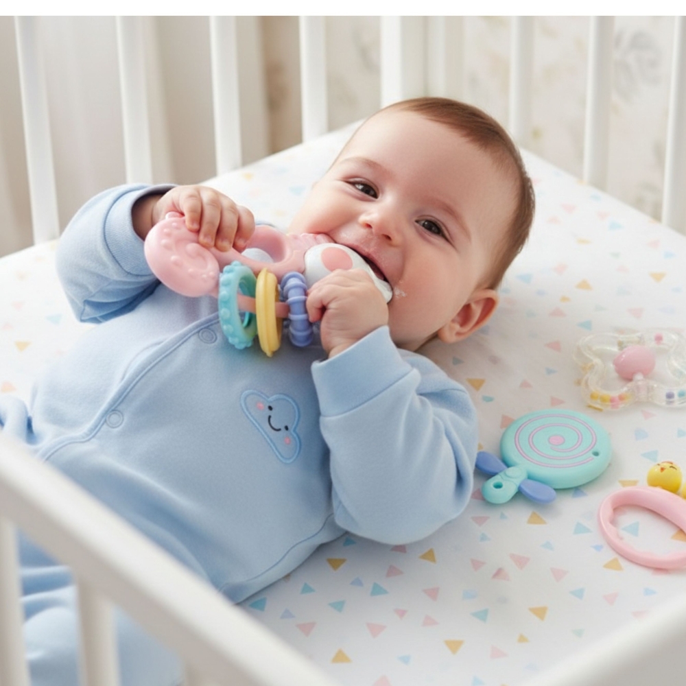 Sensorinių barškučių rinkinys WOOPIE BABY